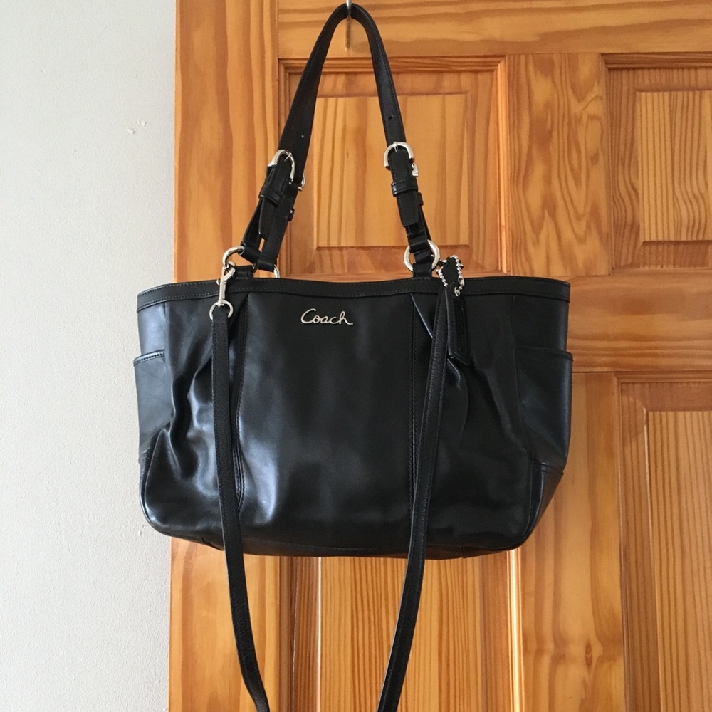 Coach Gallery East West Leather Tote Bag